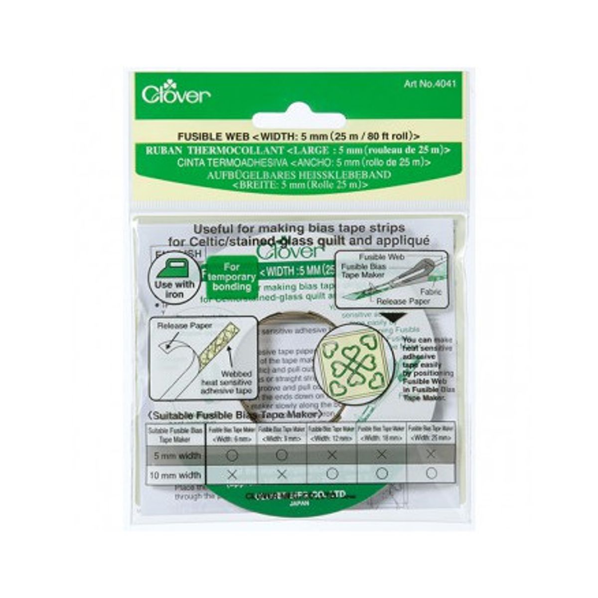 Clover Fusible Web Tape - 5mm