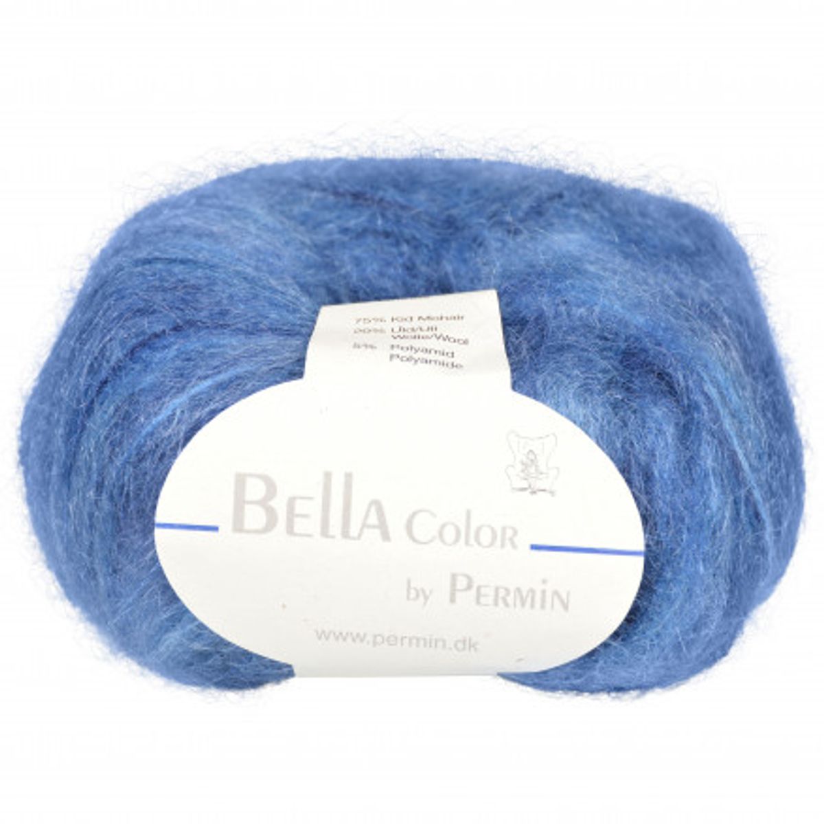 Permin Bella Unicolour Garn 883156 Blå