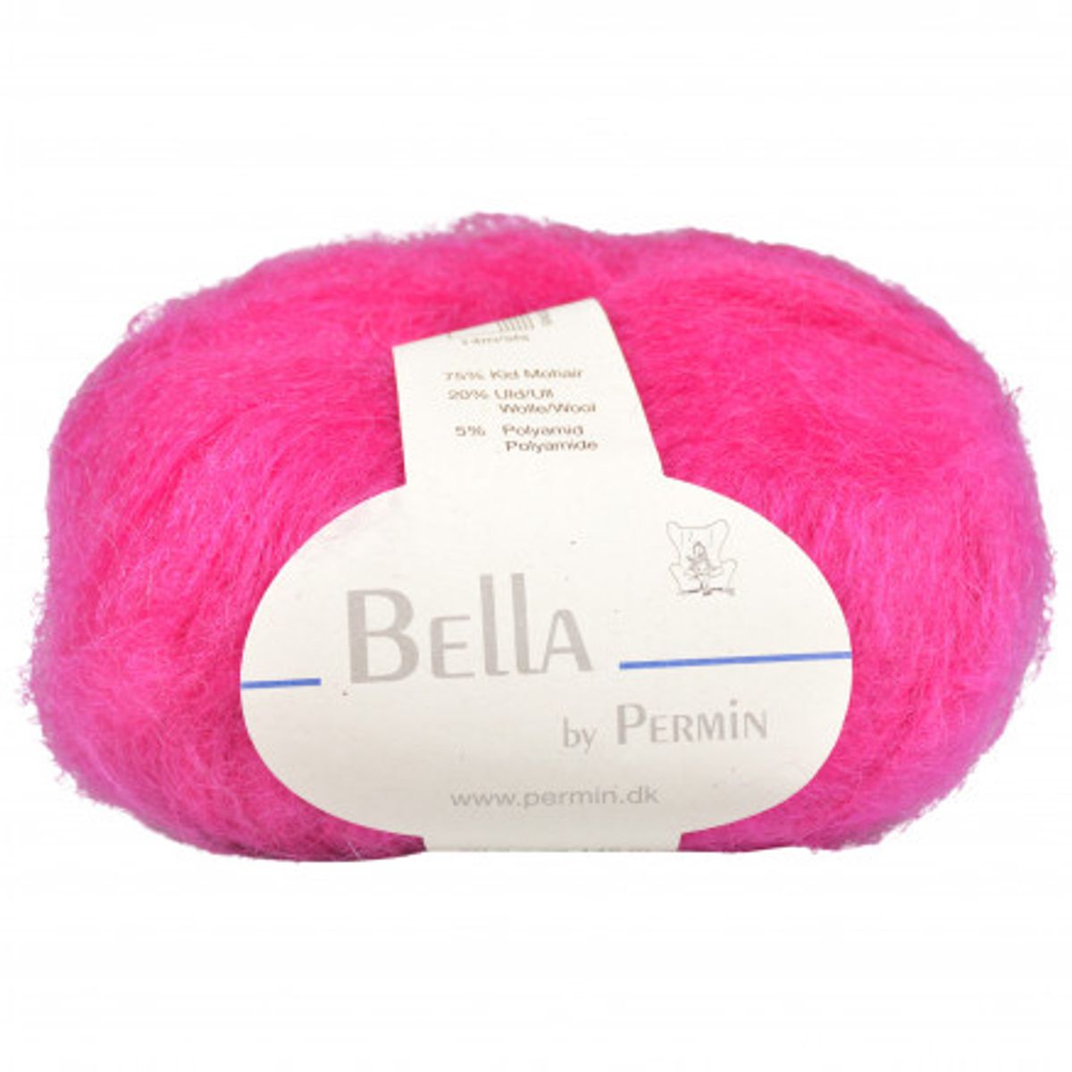 Permin Bella Mohair Garn 47 Pink