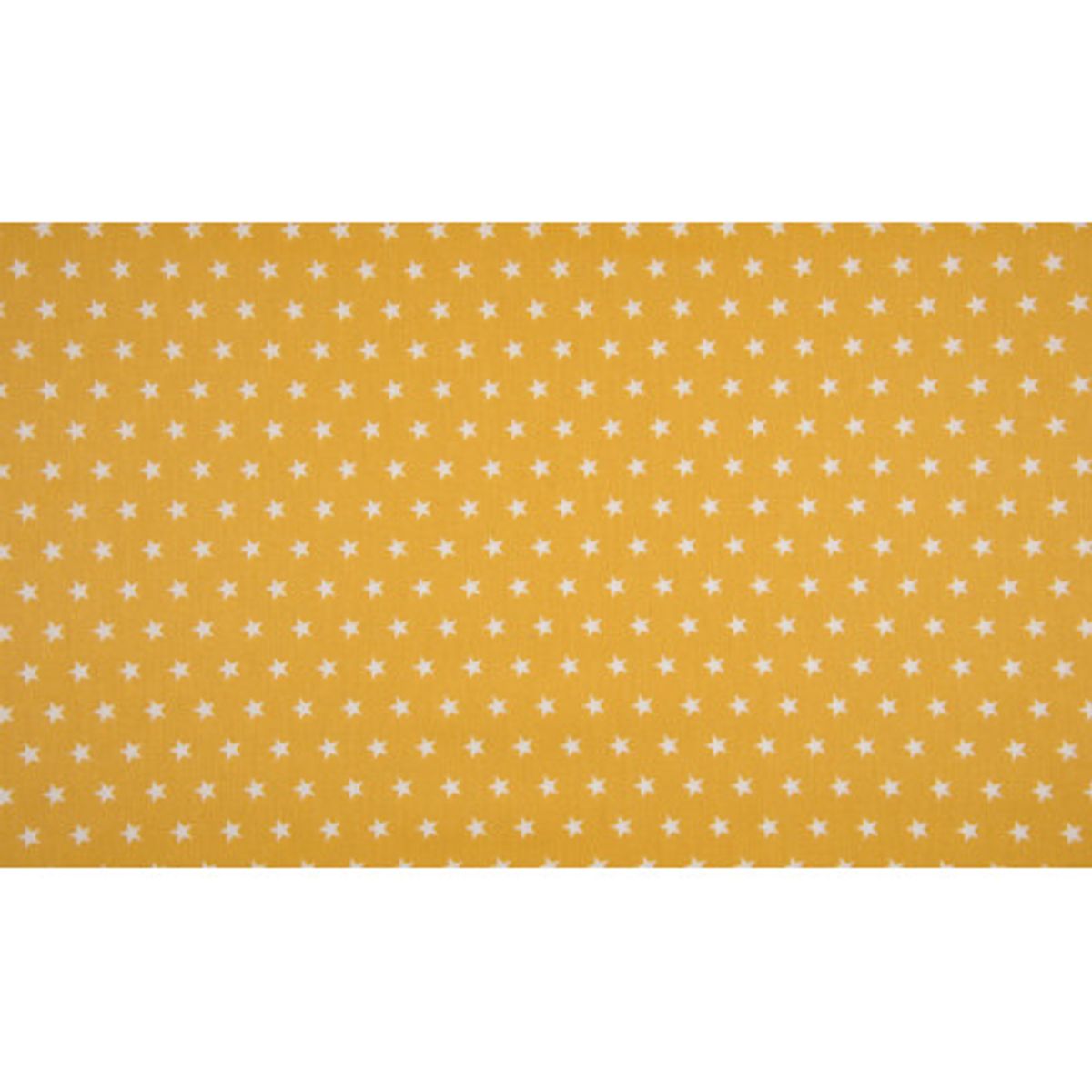 Minimals Bomuldspoplin Stof Print 183 Star Ochre 145cm - 50cm