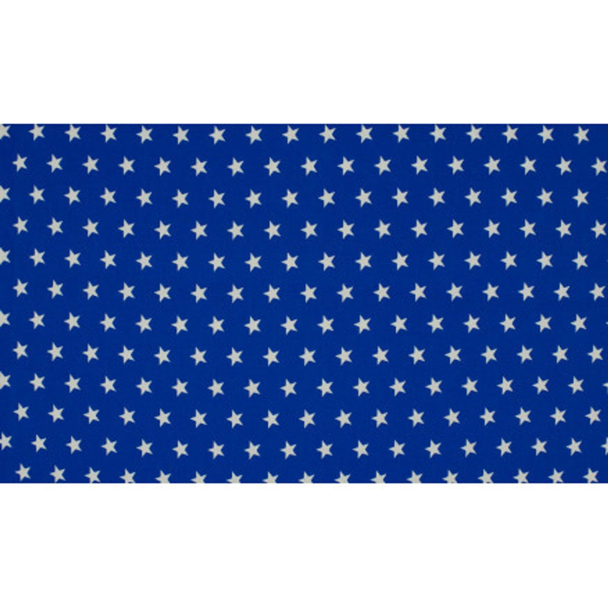 Minimals Bomuldspoplin Stof Print 107 Star Royal 145cm - 50cm