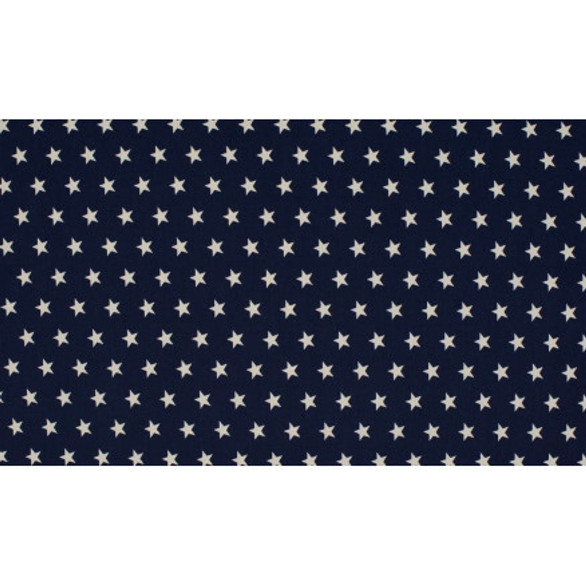 Minimals Bomuldspoplin Stof Print 108 Star Navy 145cm - 50cm