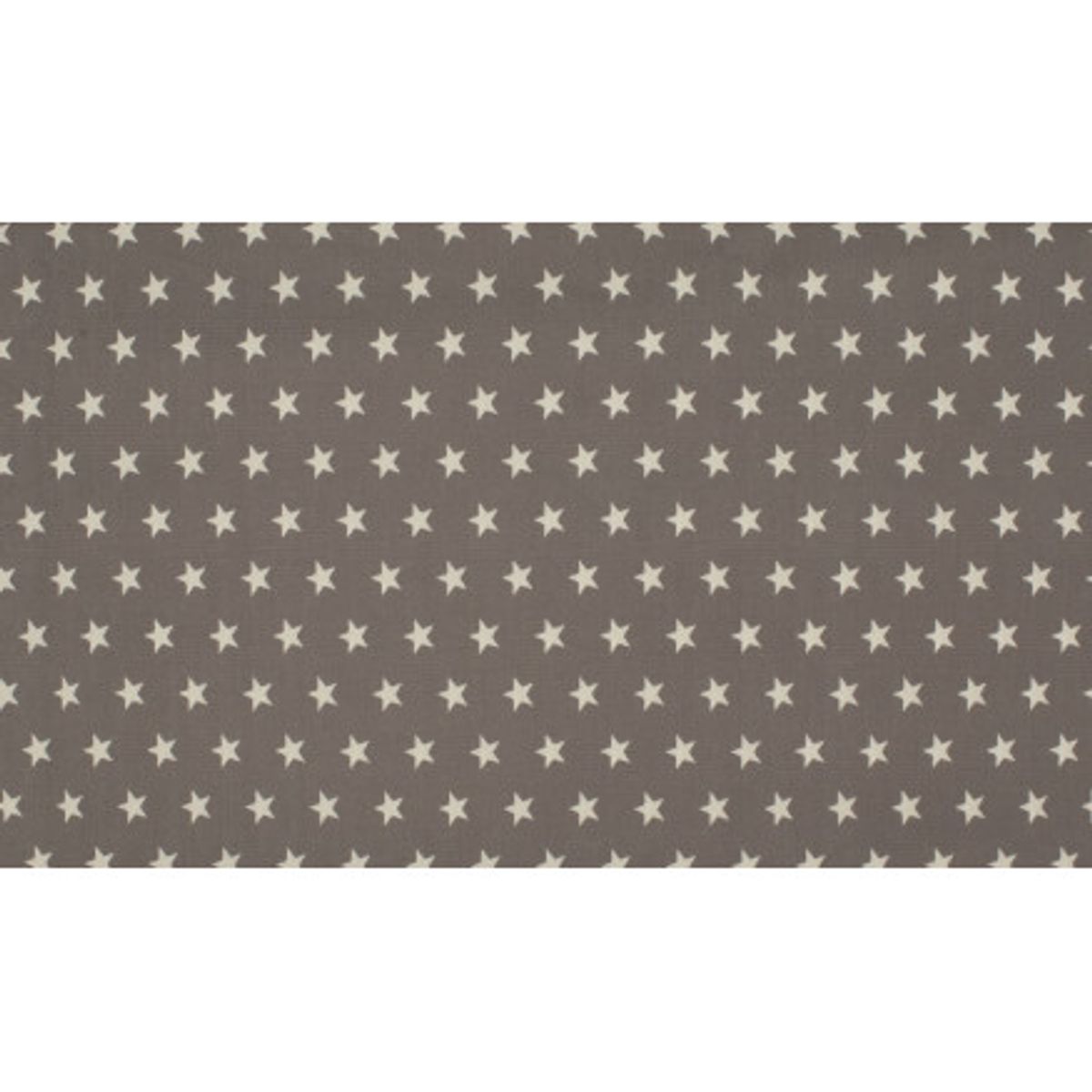 Minimals Bomuldspoplin Stof Print 155 Star Taupe 145cm - 50cm