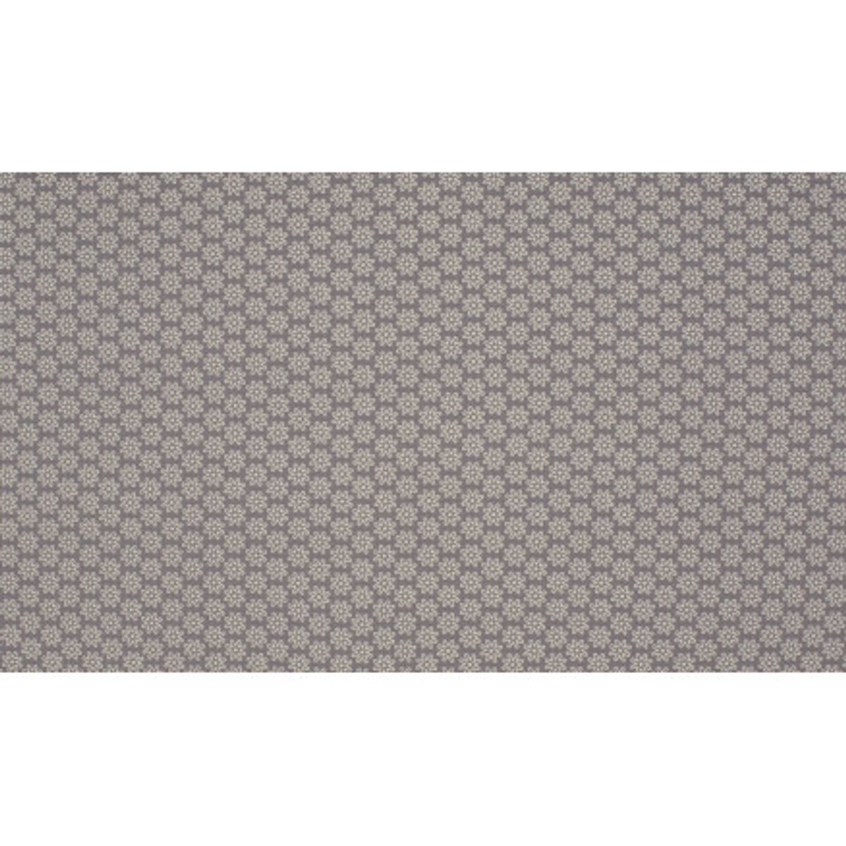 Minimals Bomuldspoplin Stof Print 265 Daisy Grey 145cm - 50cm