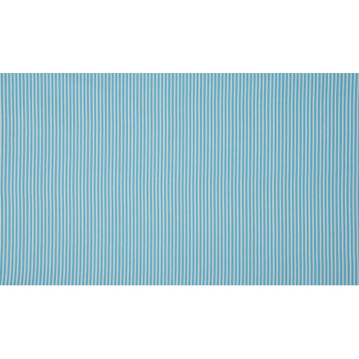 Minimals Bomuldspoplin Stof Print 302 Stripe Blue 145cm - 50cm