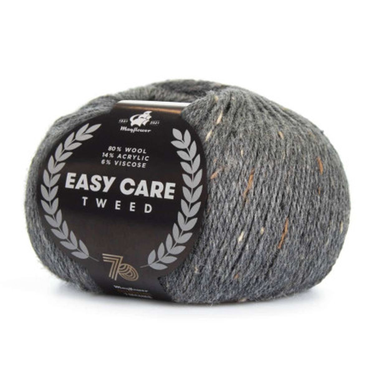 Mayflower Easy Care Tweed Garn 454 Koksgrå