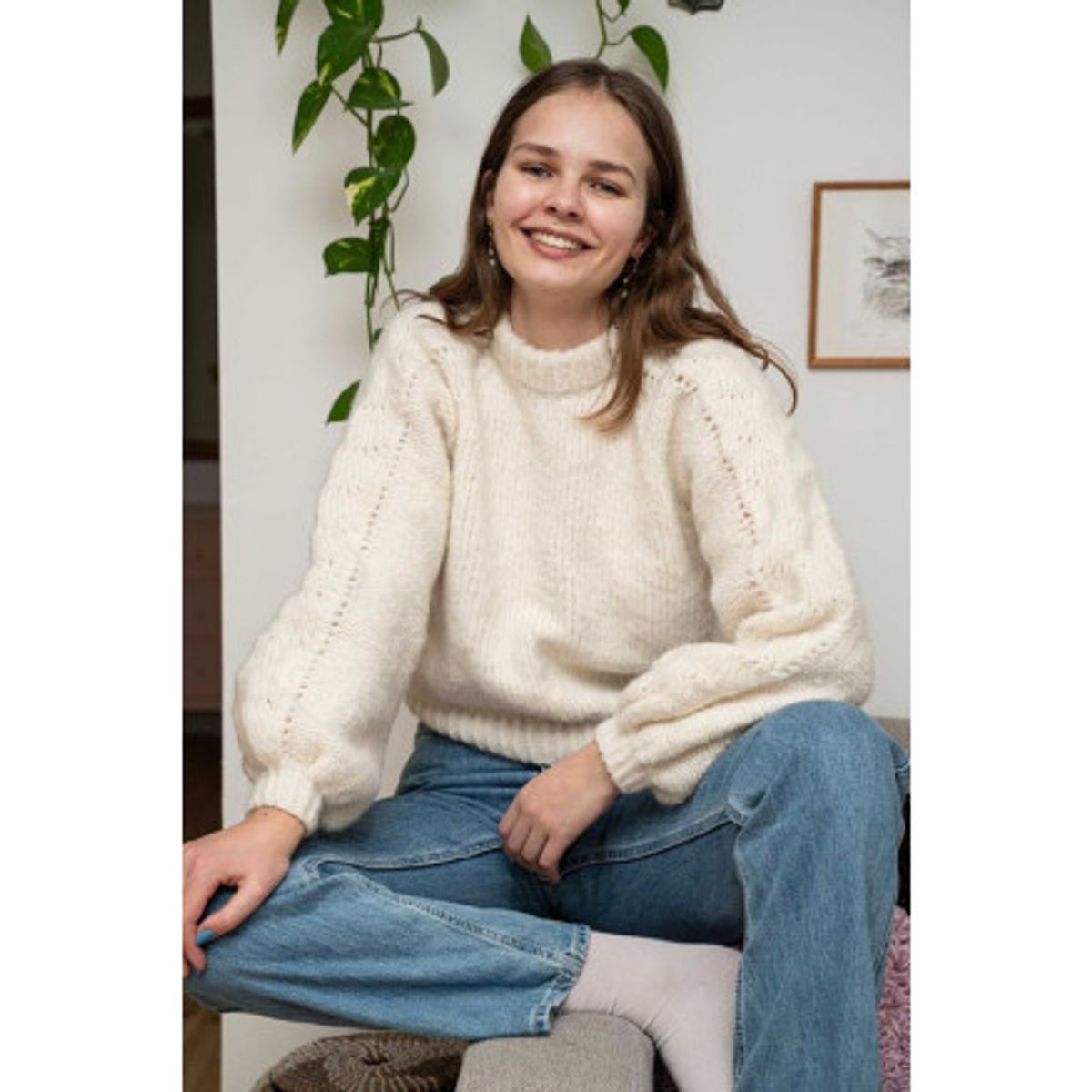 AboveCloudsSweater Maria Møller by Mayflower - Sweater Strikkeopskrift - Large