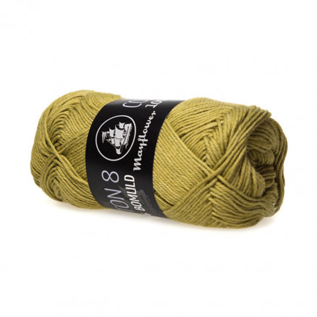 Mayflower Cotton 8/4 Garn Unicolor 1445 Oliven