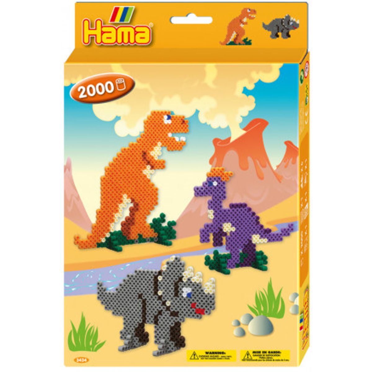 Hama Midi Ophængsæske 3434 Disney Dino World