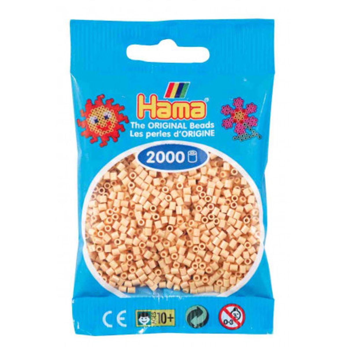 Hama Mini Perler 501-27 Beige - 2000 stk