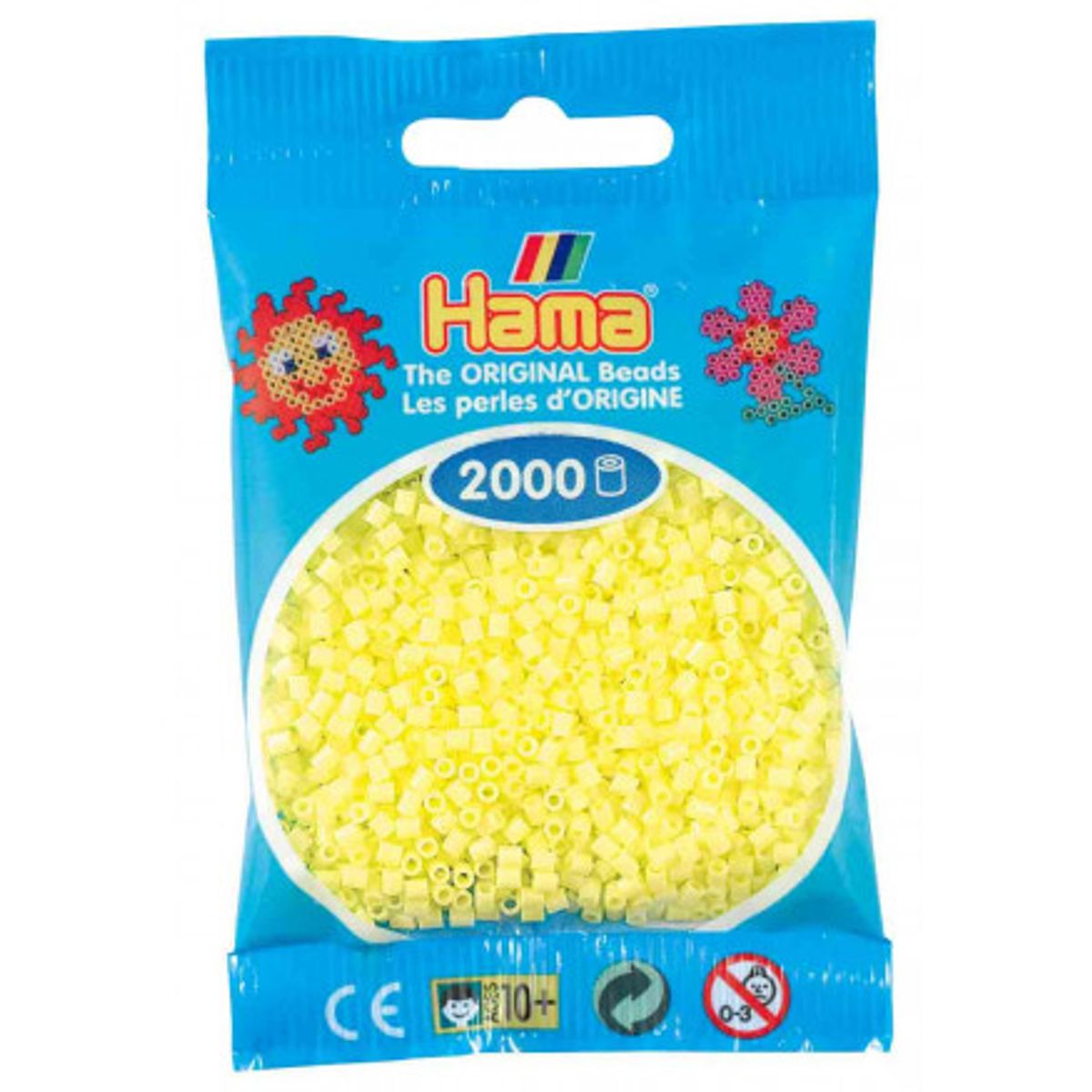 Hama Mini Perler 501-43 Pastel Gul - 2000 stk