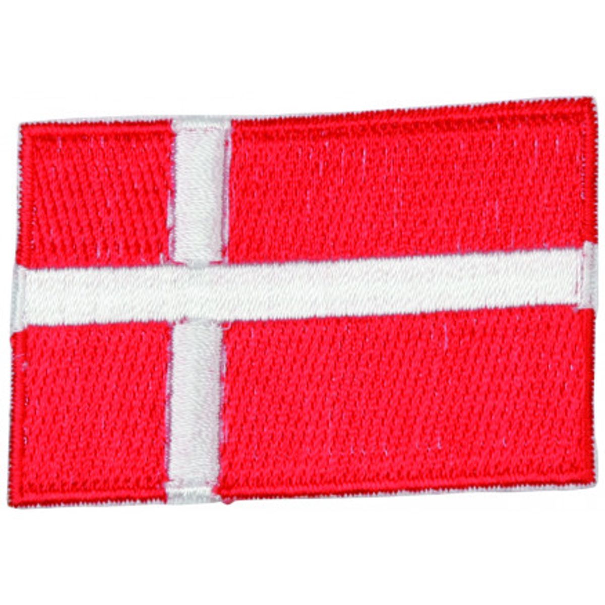 Strygemærke Flag Danmark 4x6cm - 1 stk