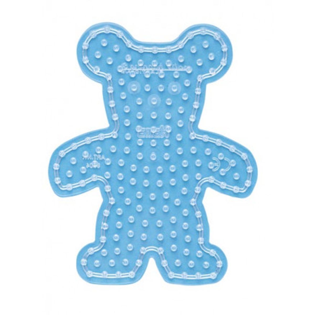 Hama Maxi Perleplade 8204 Bamse Transparent - 1 stk