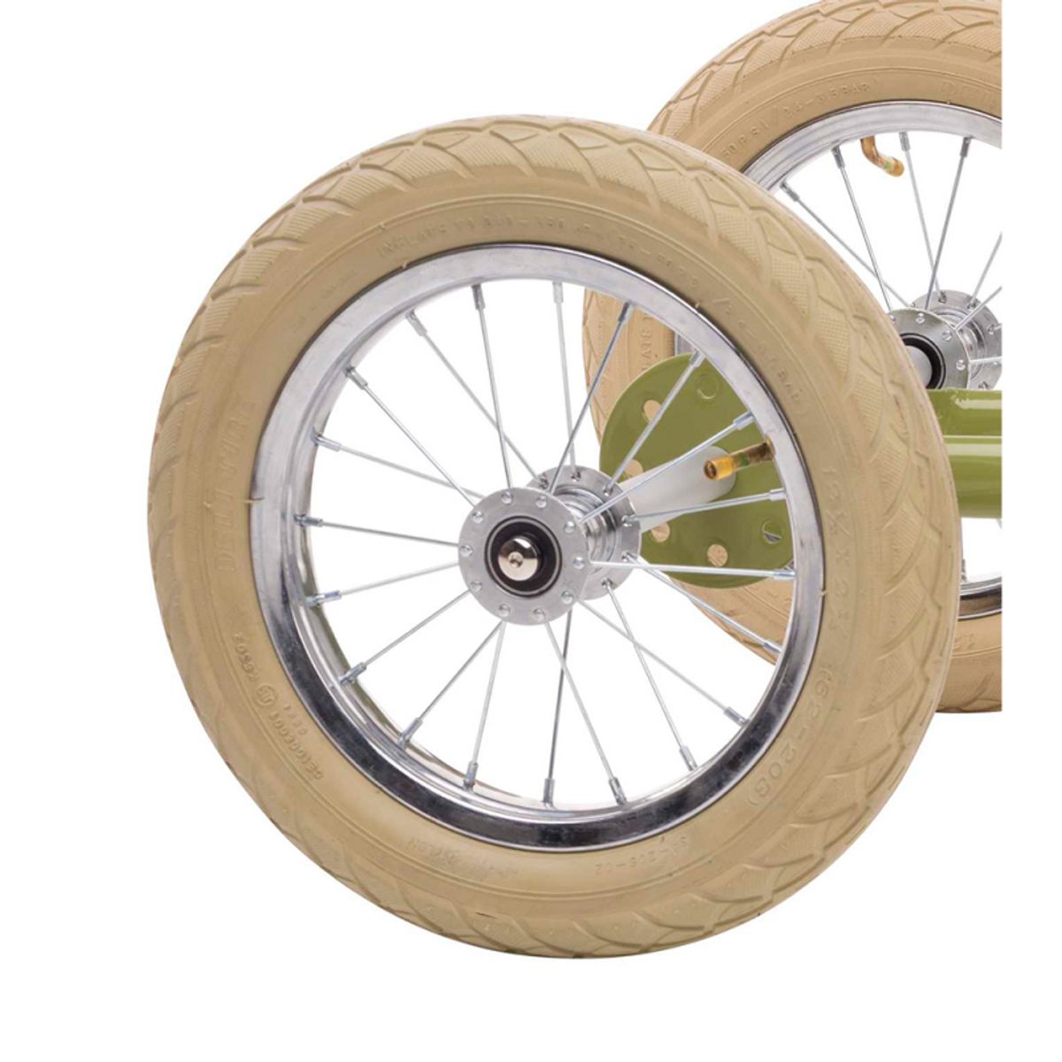 Hjul til Trybike - Lys beige