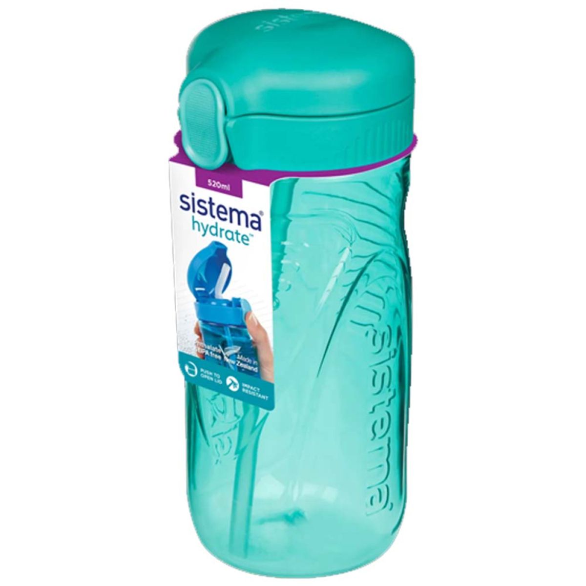 Sistema drikkedunk med sugerør 520 ml - Minty Teal