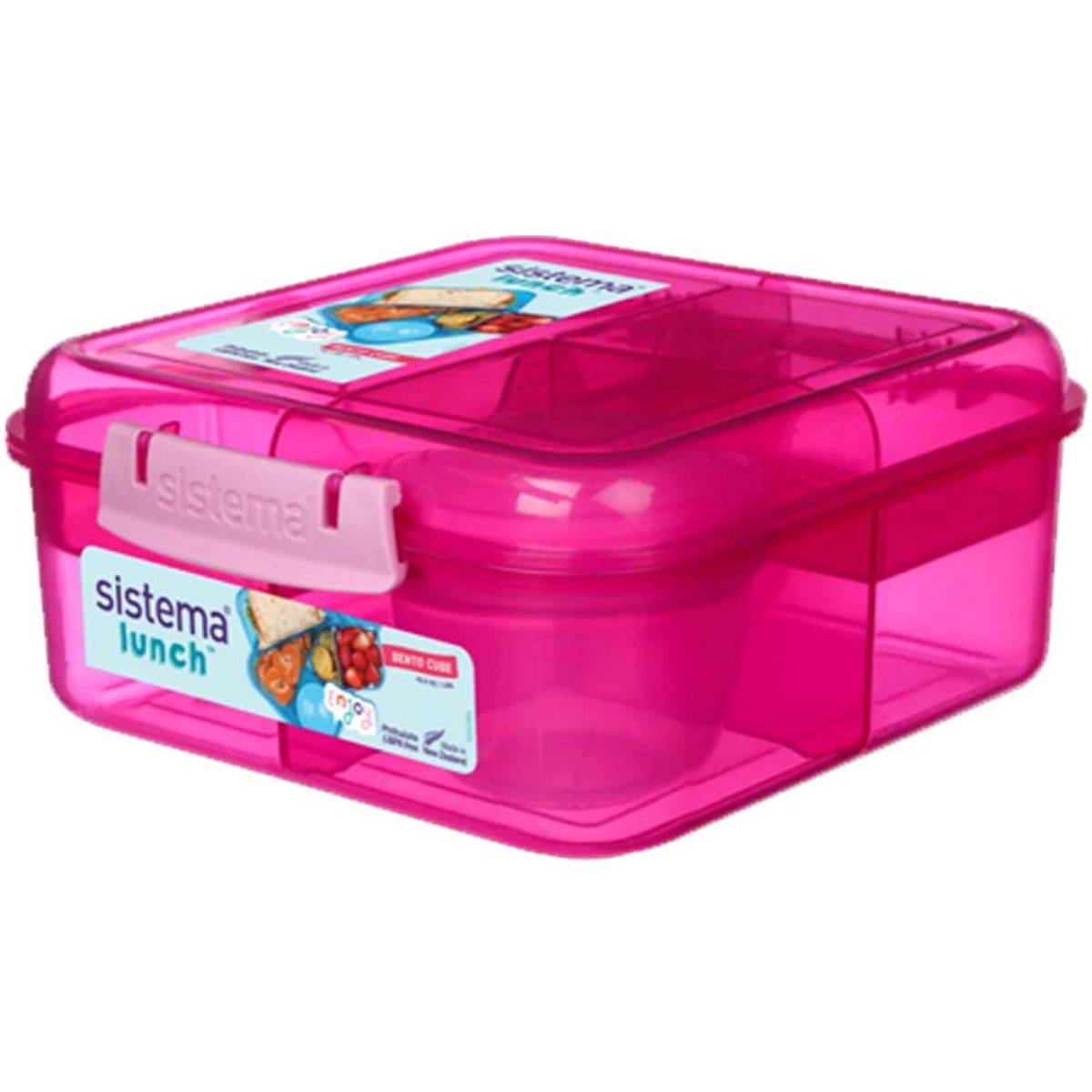 Sistema Bento madkasse 1,25 l - Rosa