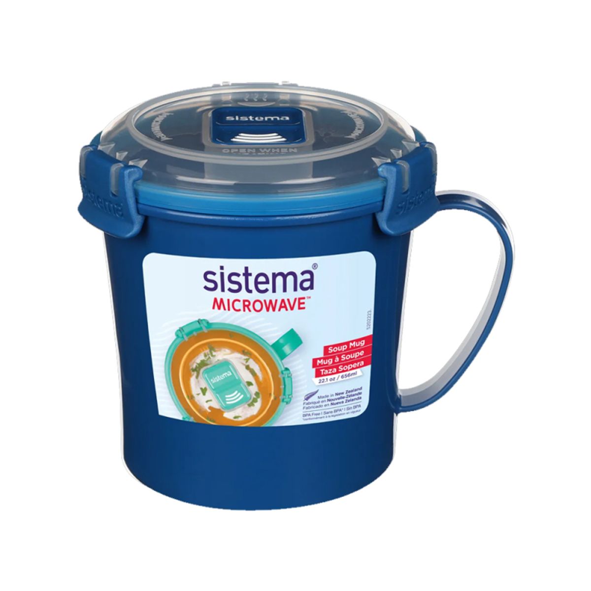 Sistema Soup Mug Suppekop - Ocean Blue