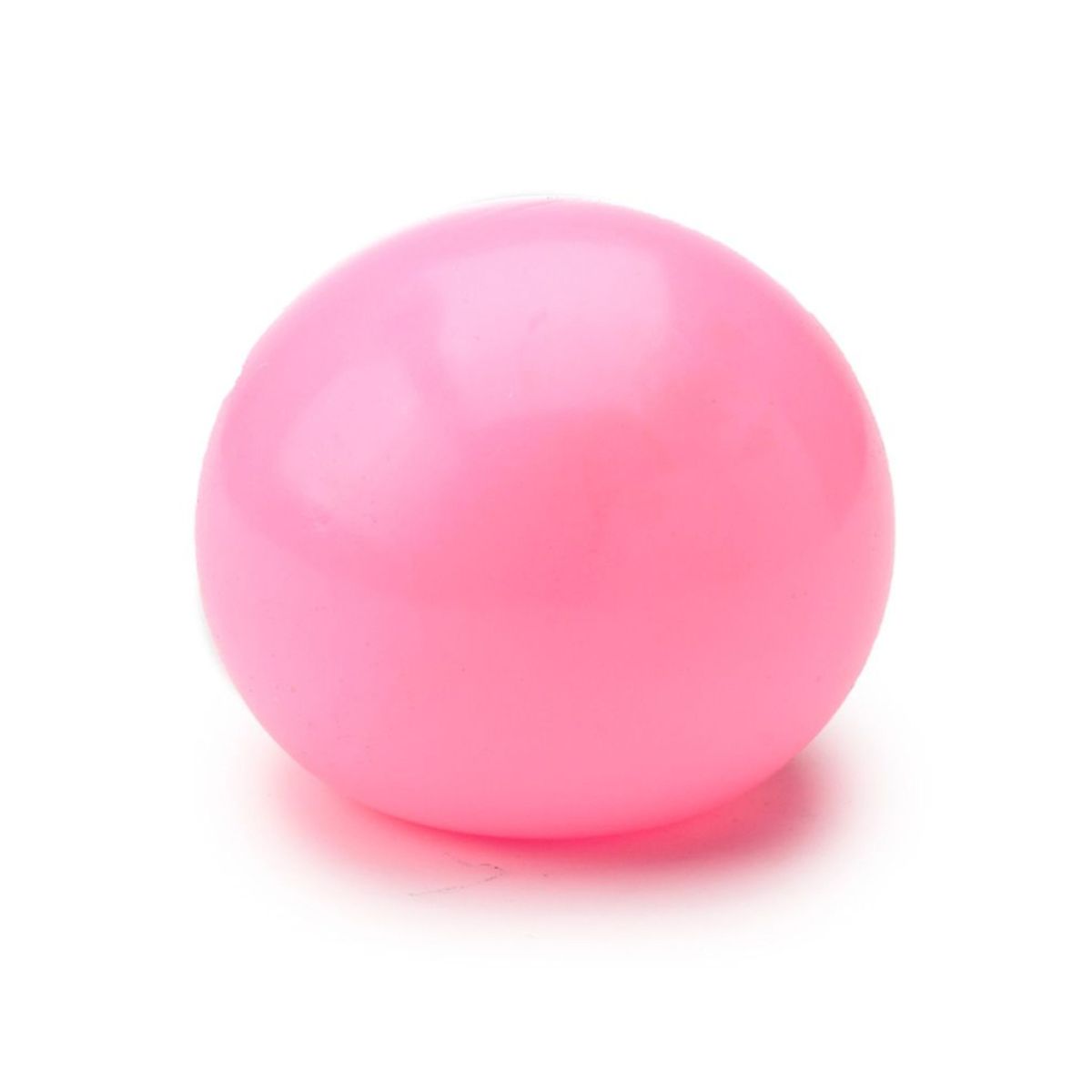 Elastisk Glow in the Dark stressbold - Pink