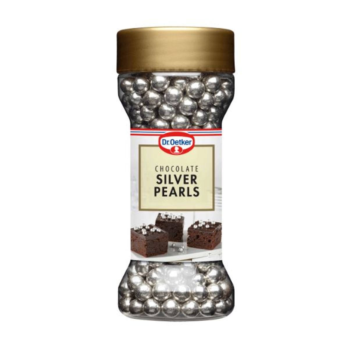 Chocolate Silver Pearls 52 g - Dr. Oetker