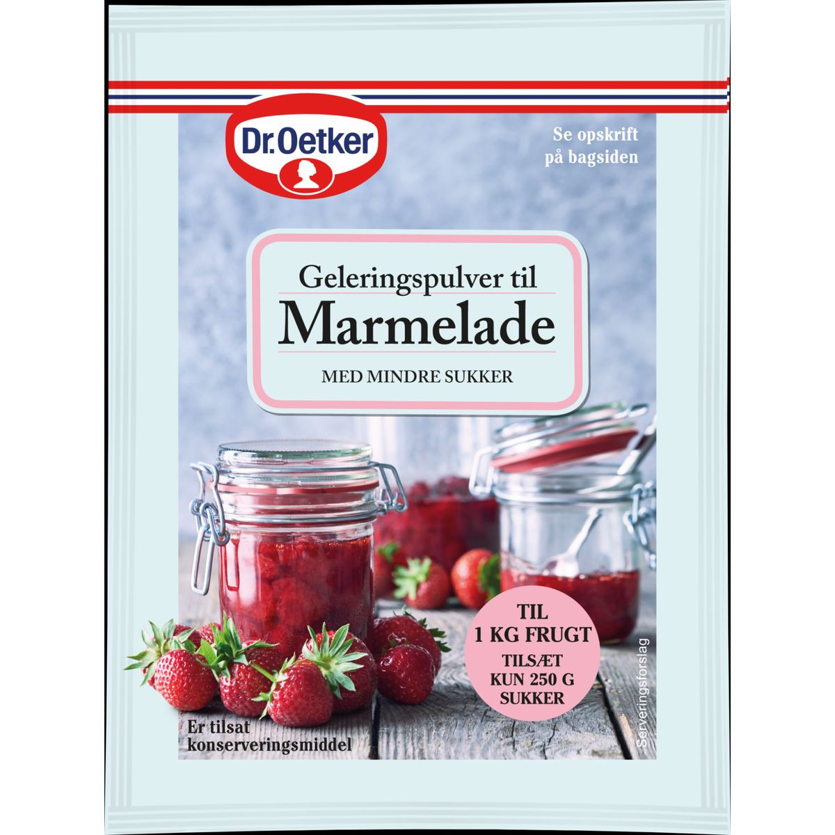 Geleringspulver til marmelade med mindre sukker - Dr. Oetker