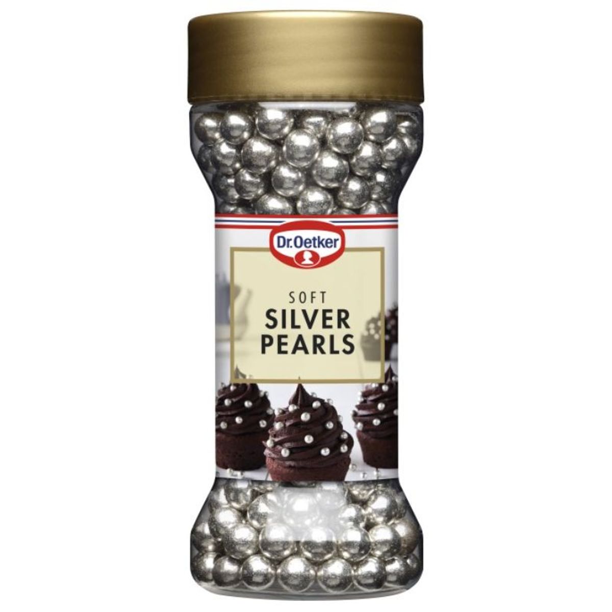 Soft Silver Pearls 45 g - Dr. Oetker