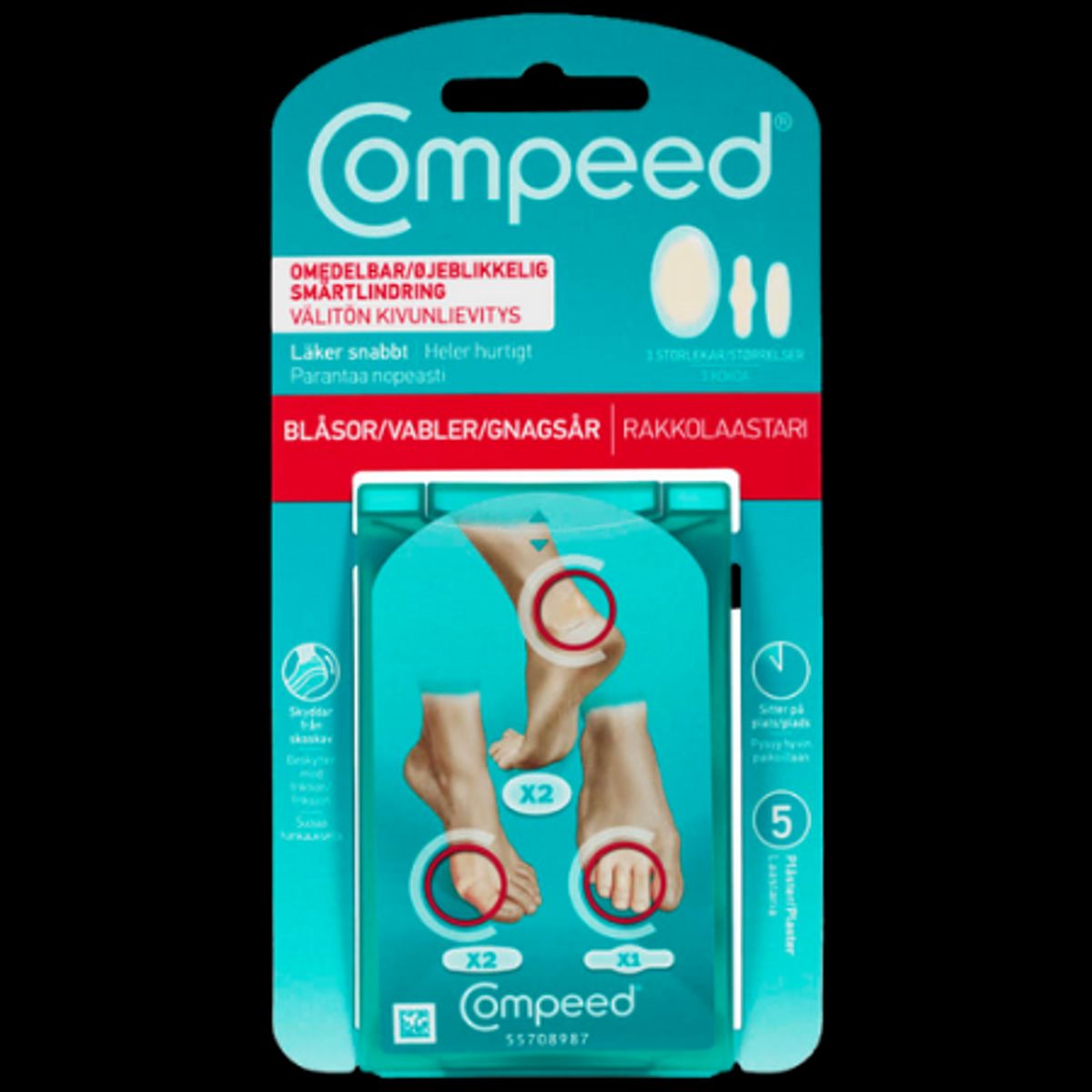 Compeed Vabelplaster Mix - 5 stk