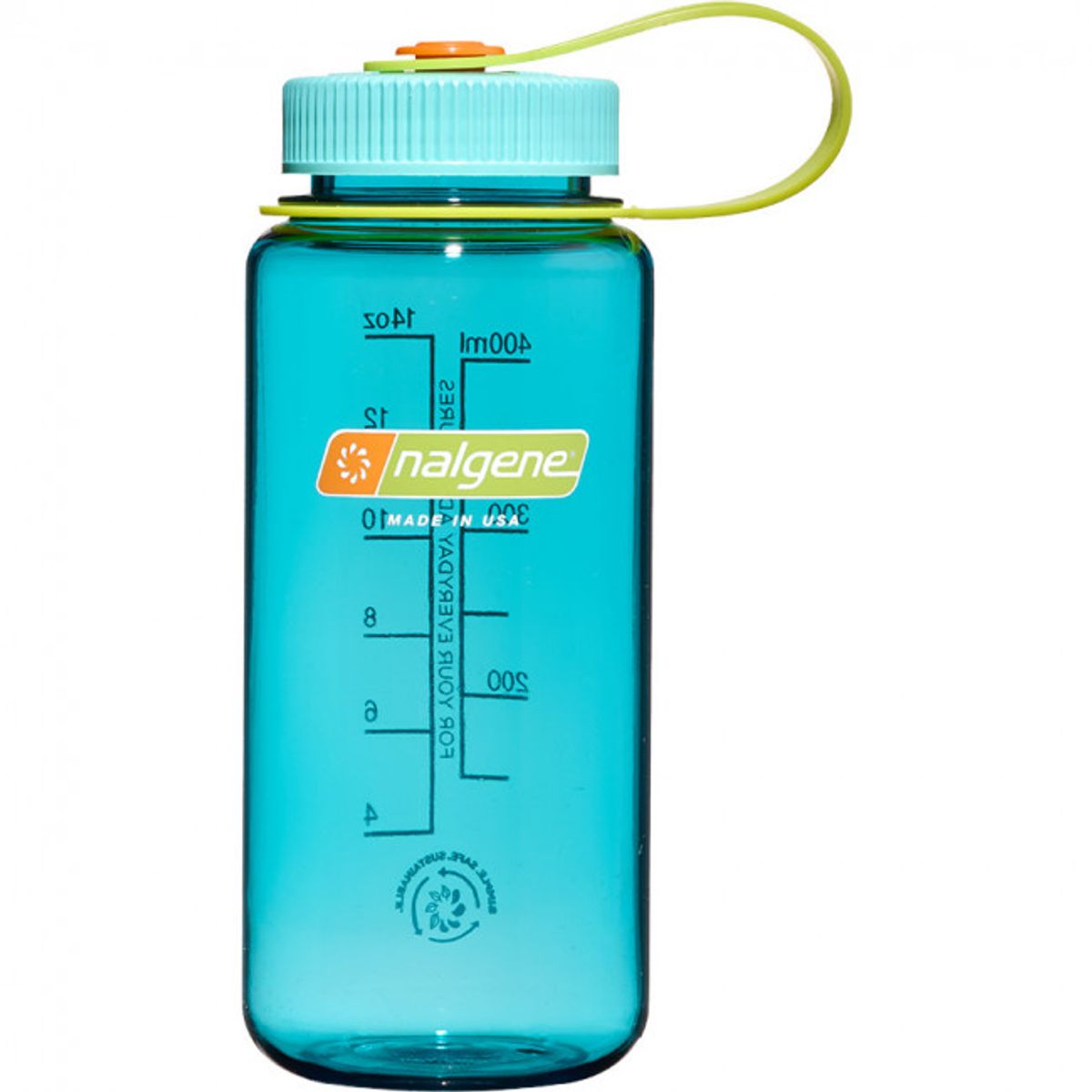 Nalgene wide mouth sustain, drikkedunk, 500 ml, blå