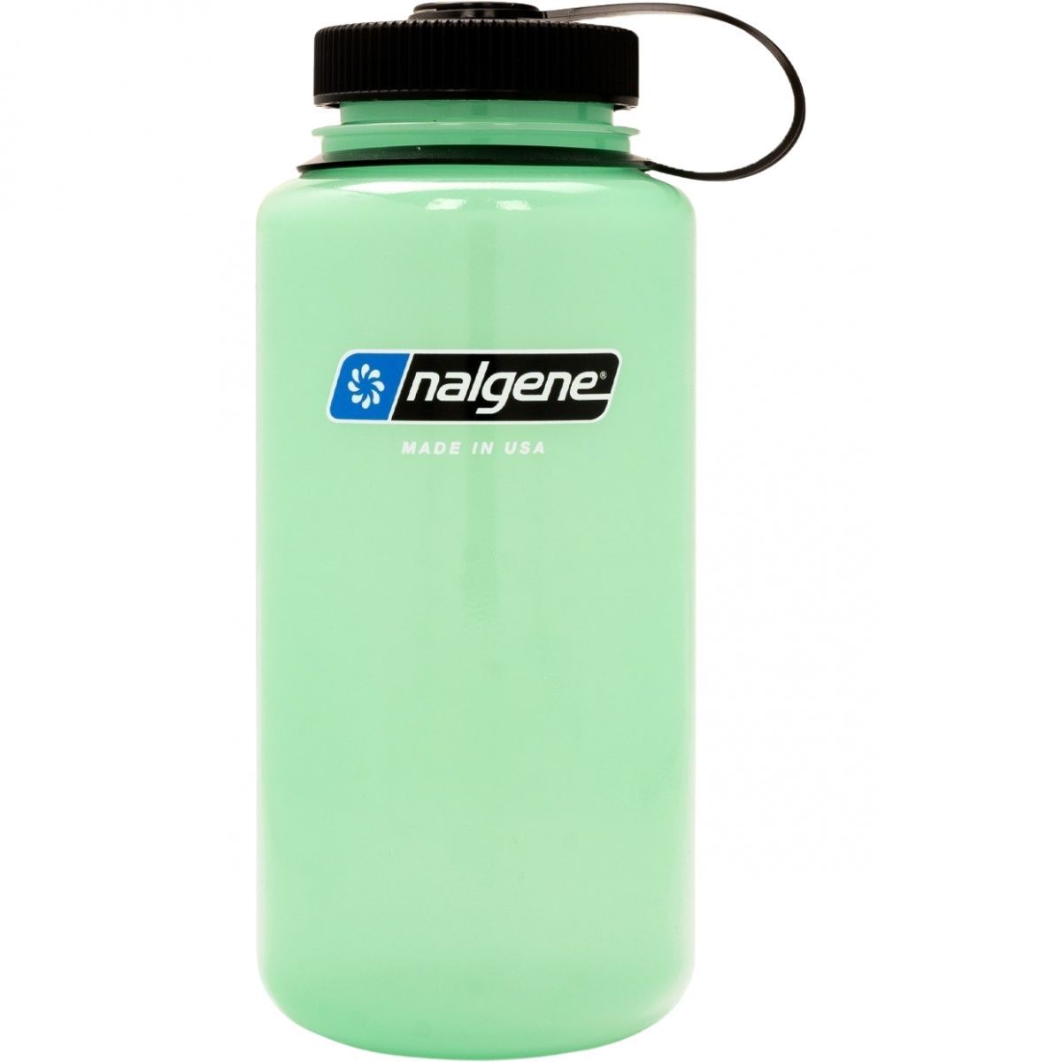 Nalgene wide mouth sustain, drikkedunk, 1000 ml, green glow