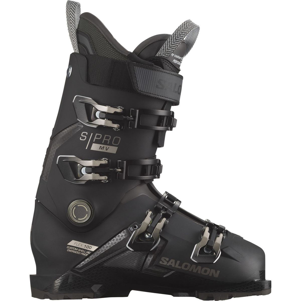 Salomon S/PRO MV 100 GW, skistøvler, herre, sort/sølv/hvid