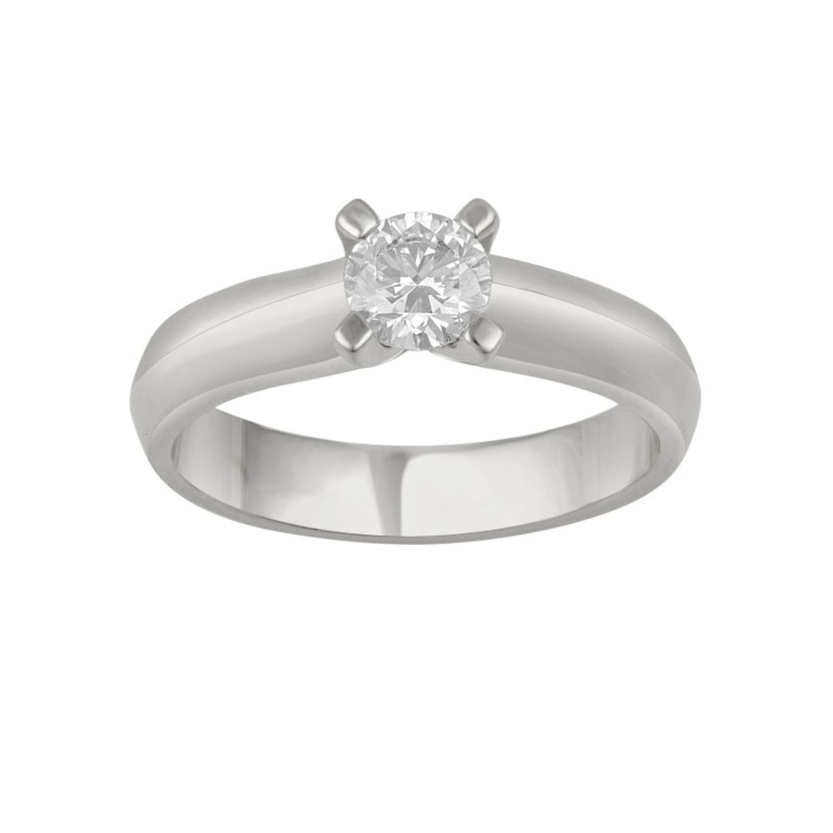 Solitairering i 14 kt Guld eller hvidguld, 0.50 ct. diamant - 54