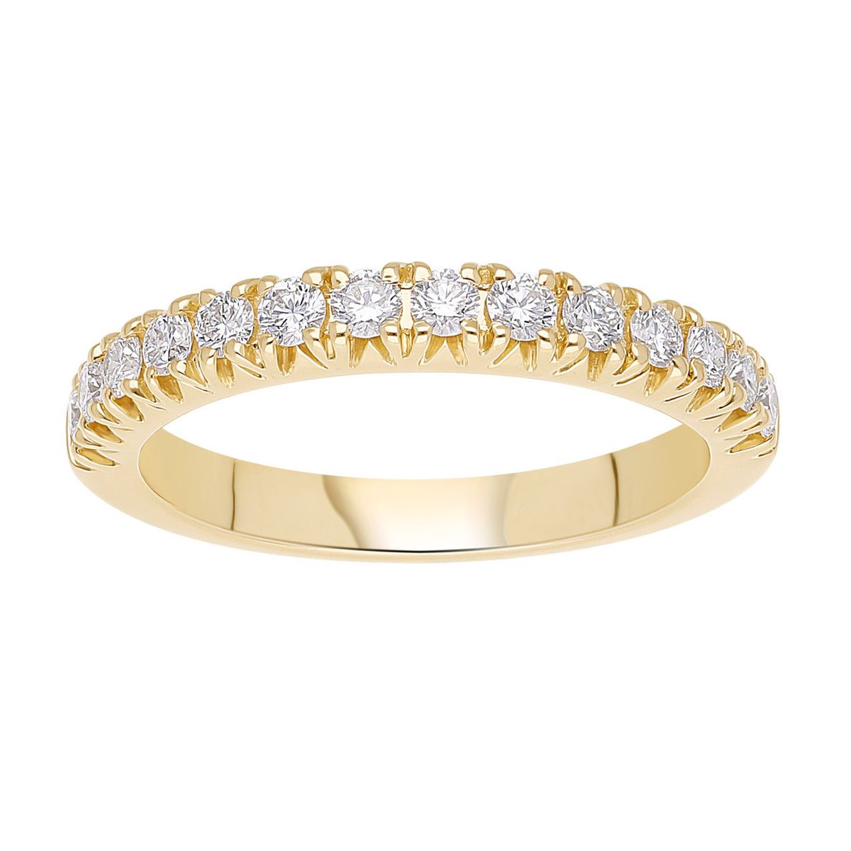 Alliancering i 14 kt. Guld eller hvidguld, 0.50 ct. Diamanter - 55