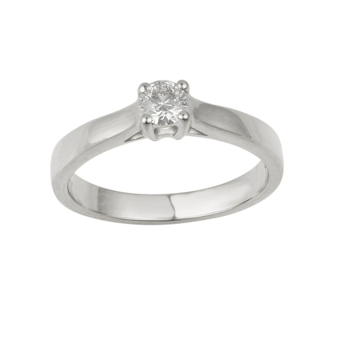 Lily Solitairering i 14 kt. Guld eller Hvidguld, med 0.25 ct. diamant - 55