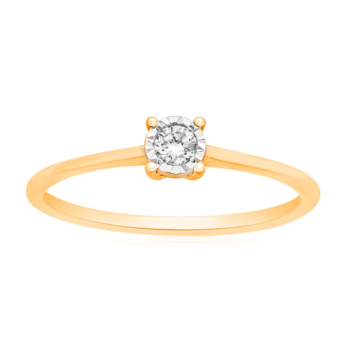 Solitairering "Linella" i 18 kt. Guld eller hvidguld, 0.10 ct. Diamanter. - 51