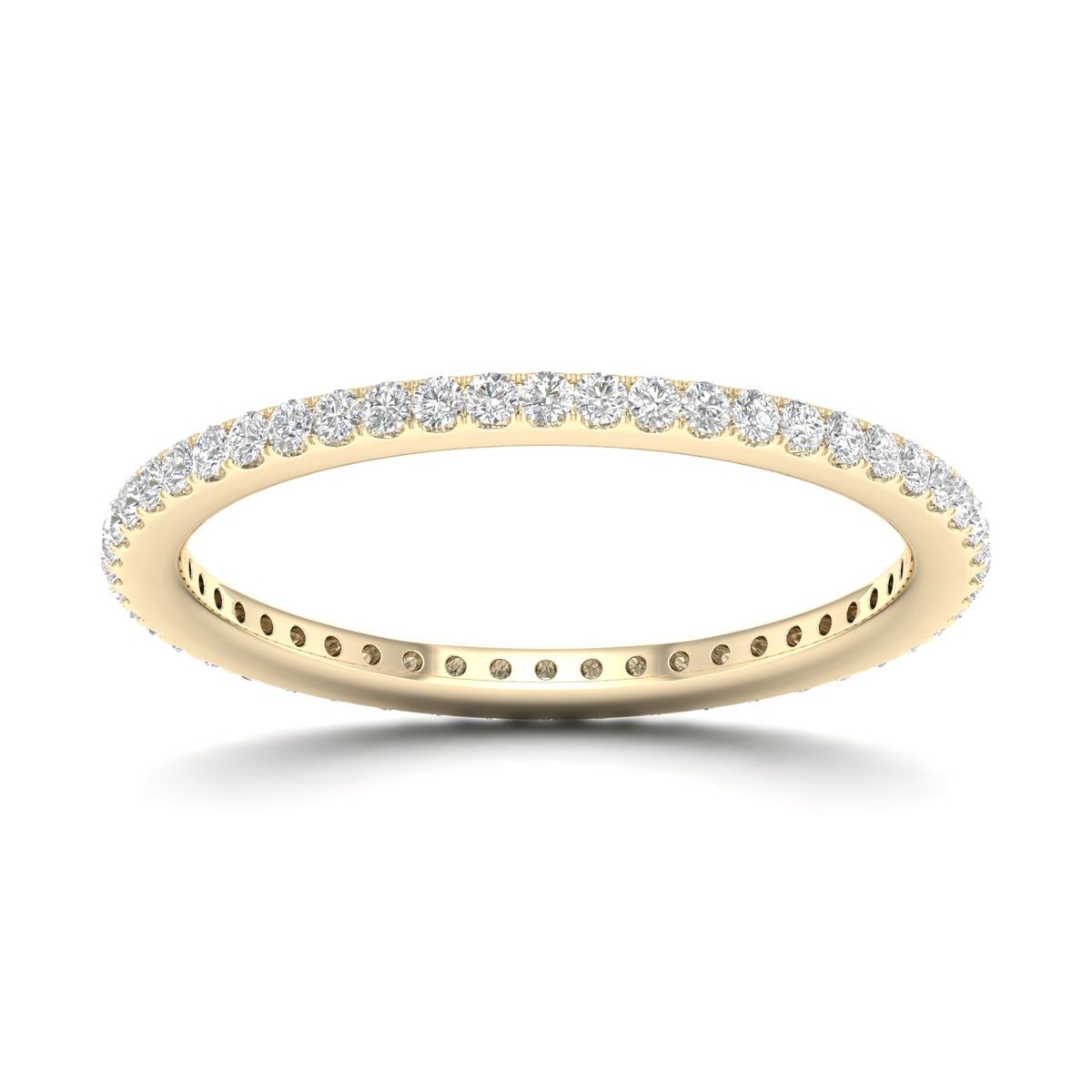 "Lora" alliancering i 18 Kt. guld eller hvidguld, 0.24 ct diamanter - 55