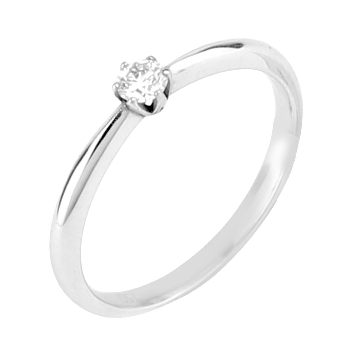 "Grace" solitaire ring i 18 kt. Guld eller hvidguld, 0.20 ct. Diamanter - 53