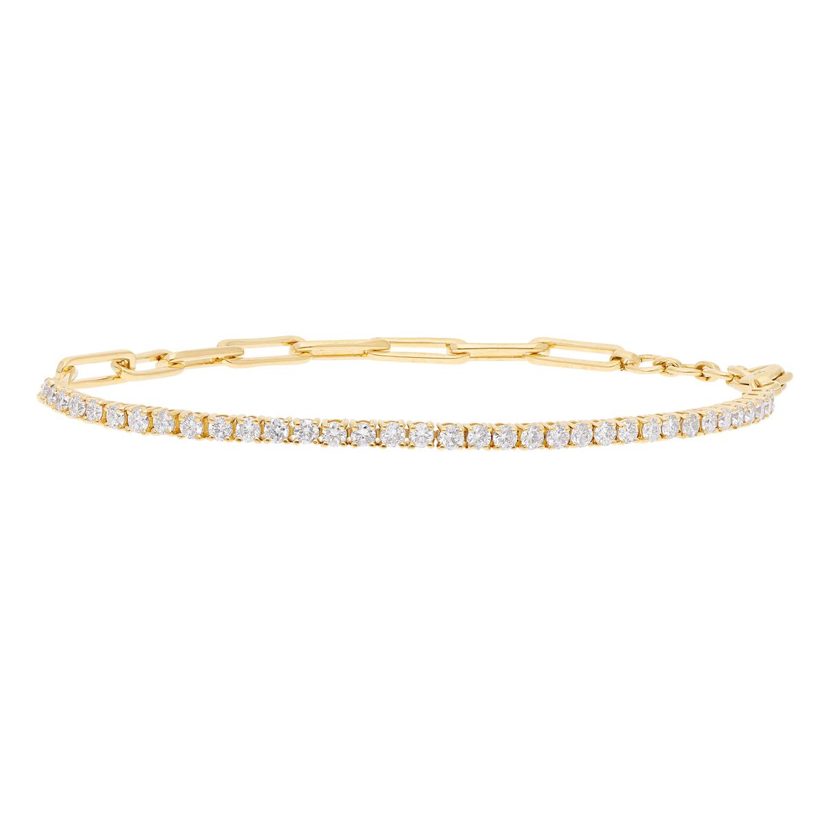 Eksklusivt Diamant armbånd i 14 kt Guld eller hvidguld med 1.19 ct diamanter