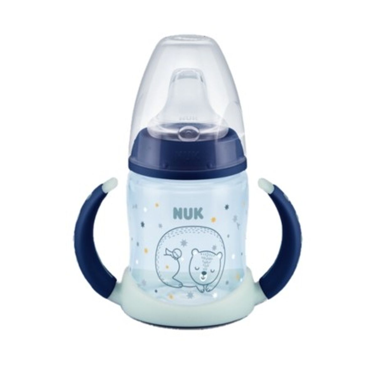 Nuk First Choice+ Learner Bottle Night, Sutteflaske, 150 Ml, Boy