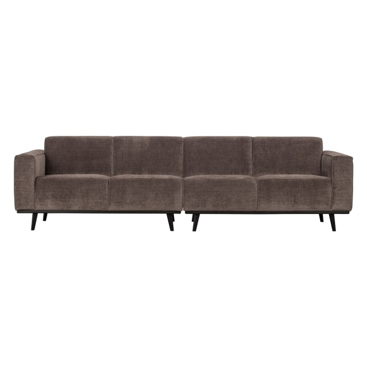 Statement 4-pers Sofa 280 cm Flat Rib - Taupe