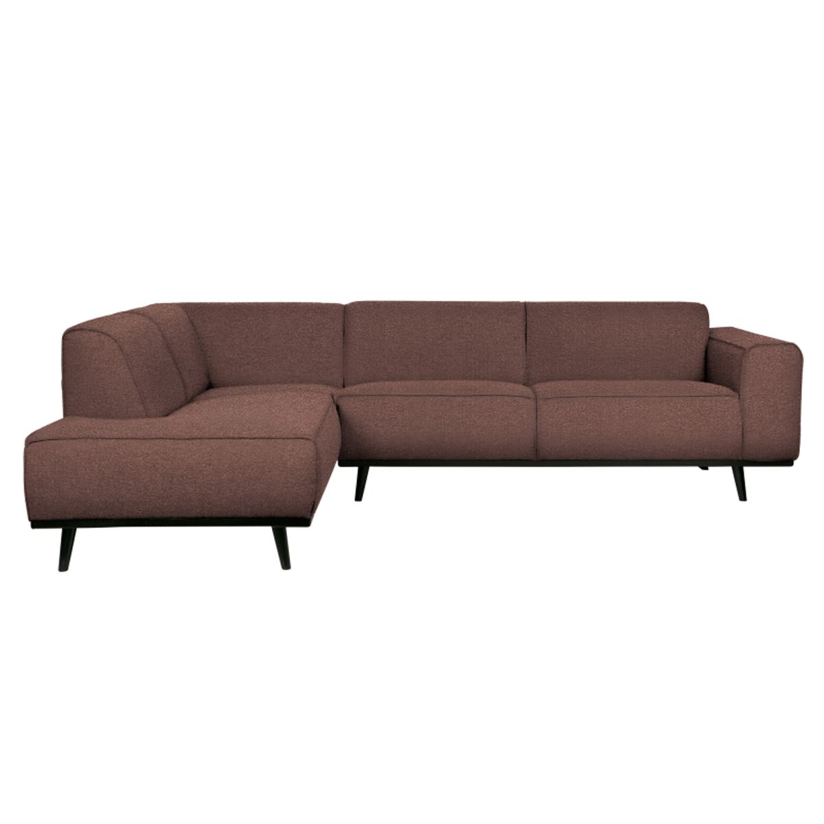 Statement Hjørnesofa Venstrevendt Boucle - Coffee