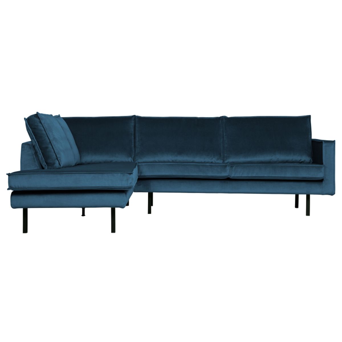 Rodeo Hjørnesofa Venstrevendt Velour - Blue