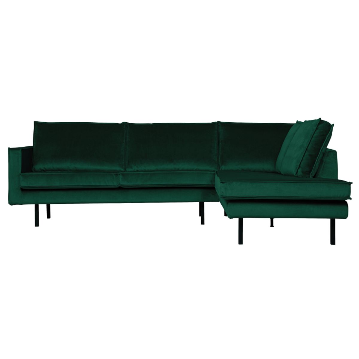 Rodeo Hjørnesofa Højrevendt Velour Forest - Green