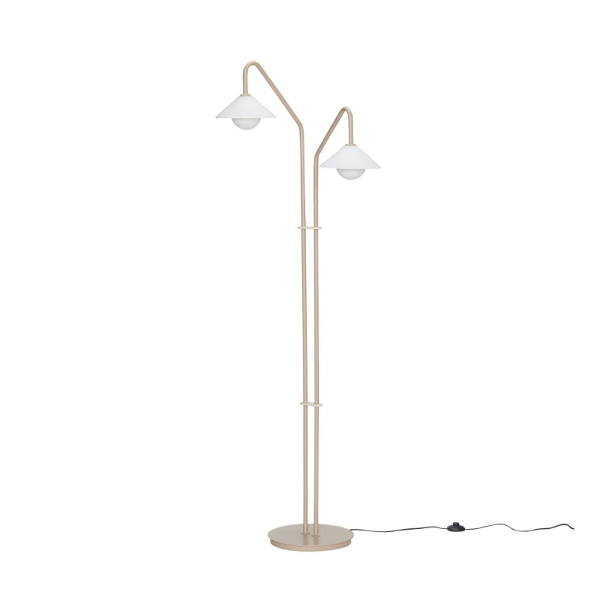 Como Gulvlampe - Beige, Hvid