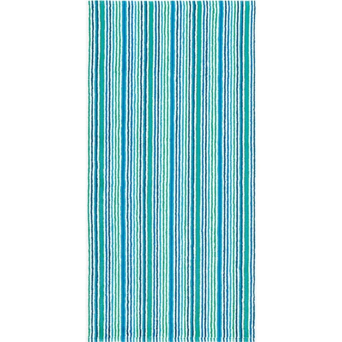 Combi Stripes lys grøn-Badehåndklæde 70 x 140 cm