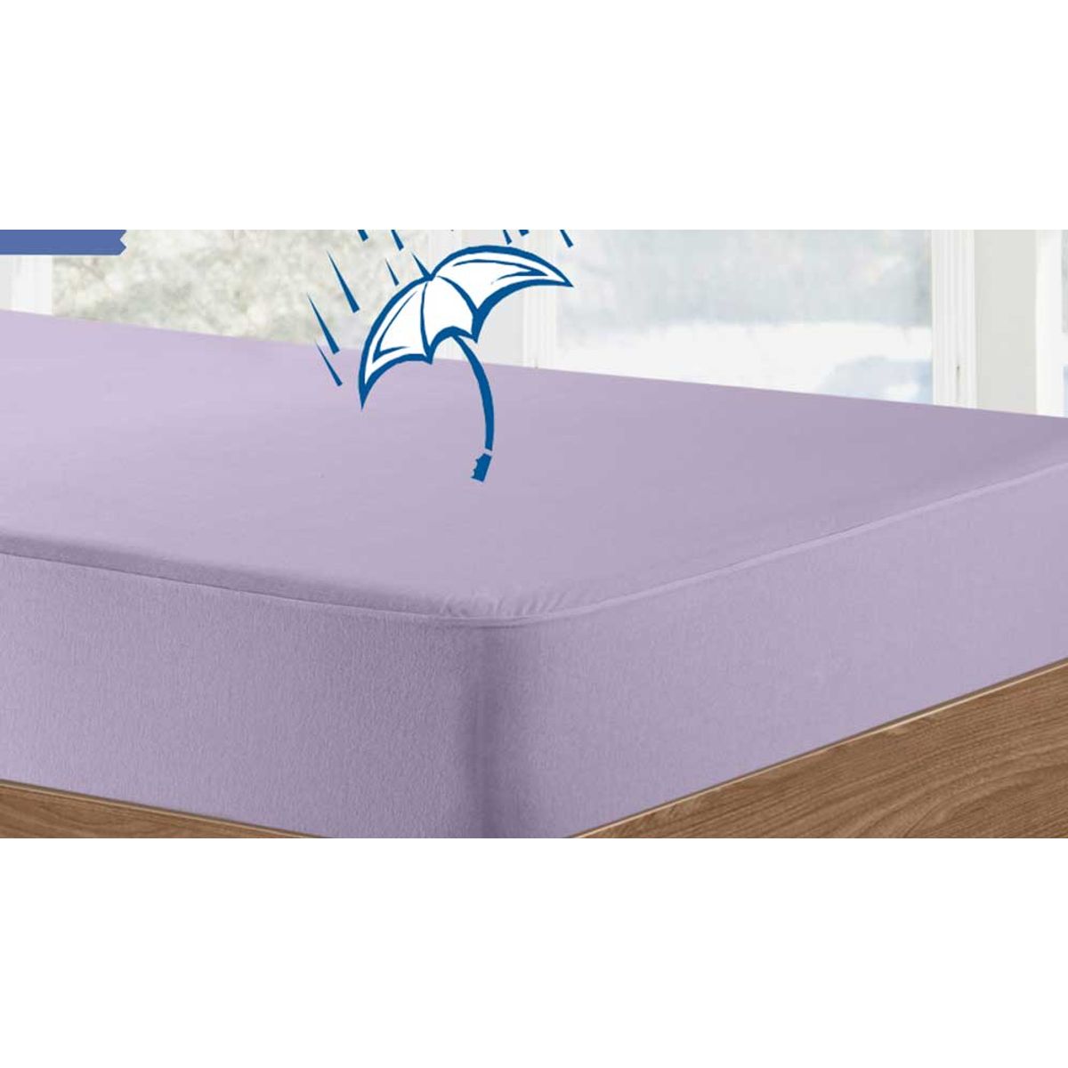 Velfont Vådliggerlagen Lilac - 60x120 Babyseng