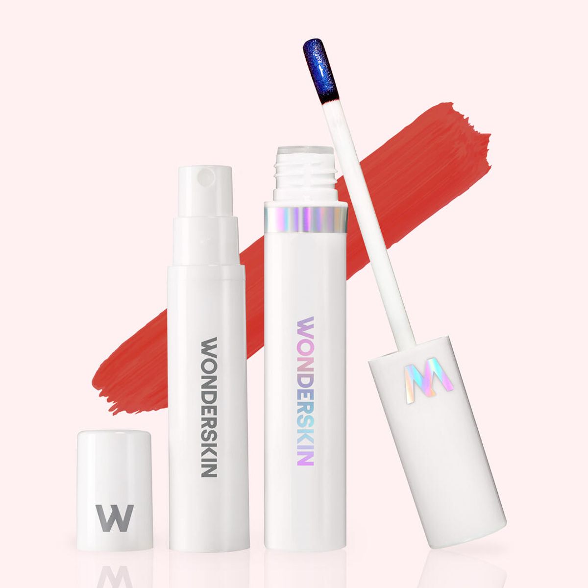 Wonderskin, Wonder Blading Lip Stain Kit, Fv. Glamorous, 4 ml. - Holdbar læbestift, Bløde læber, læbestift