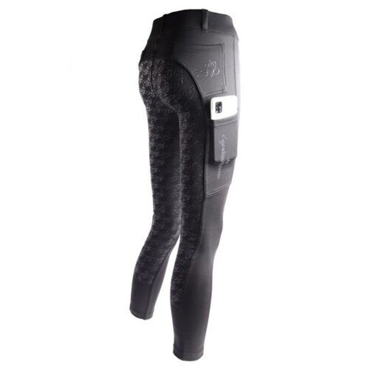 Equitare "Princess" ride leggins - Sort, 34