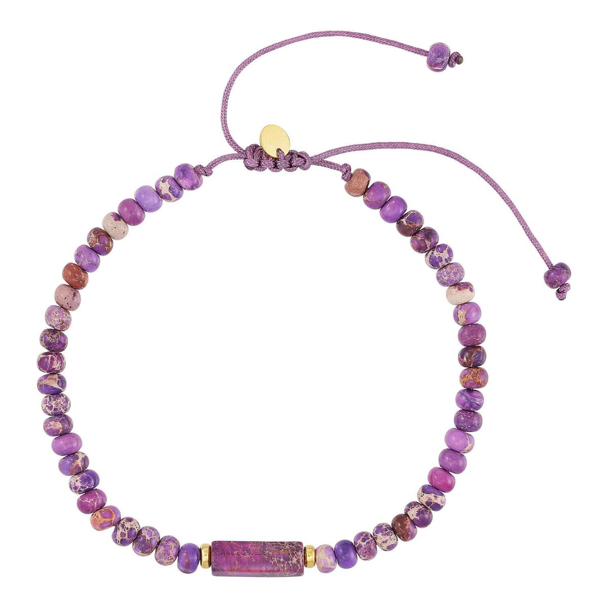 Spirit armbånd stor purple jasper