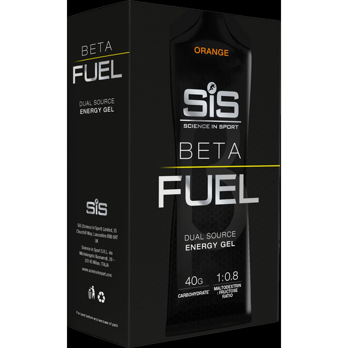 SIS Beta Fuel Endurance Gel Orange 6x60ml