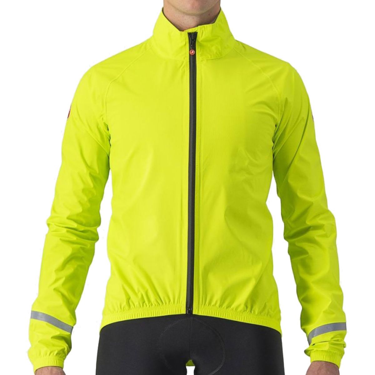 Castelli EMERGENCY 2 RAIN JACKET Regnjakke - Electric Lime