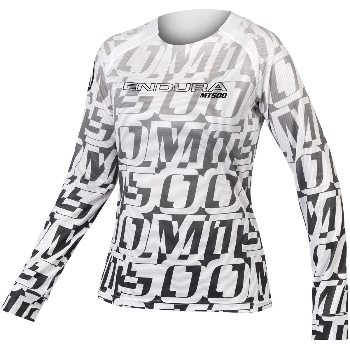 Endura Women's MT500 L/S Print Tee LTD - Hvid